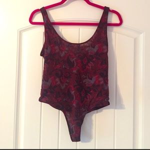 NWOT Free People Sheer Bodysuit